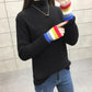 Loose Half High Neck Knitted Bottoming Shirt Thick Warmth Fashion Slim Slim Sexy Female Top