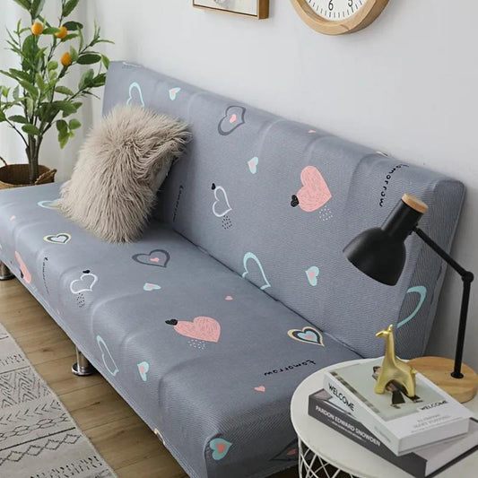 Armrestless Sofa Cover Thickened Elastic Cover All-inclusive Universal Cover Folding Sofa Bed Cover