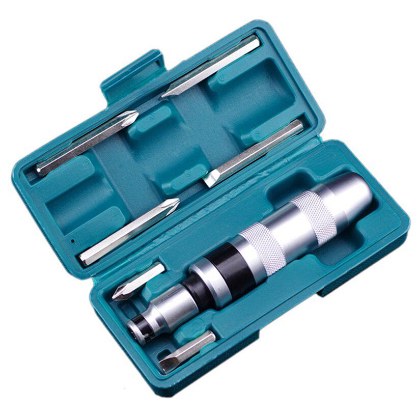 Stubborn Silver Impact Batch Screwdriver Protable Easy Use Hardware With Magnetic