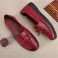 Non-slip Soft Mother Shoes Slip-on Casual Women's Shoes Soft Leather Soft Bottom Non-slip Leather Shoes Single Shoes