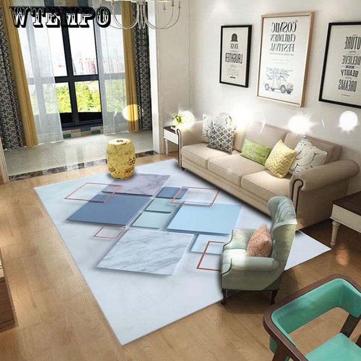 Fashion Geometric Hallway Living Room Bedroom Decorative Carpet  Yoga Play Mat