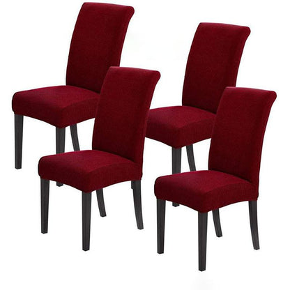 Thick Simple One-piece Elastic Chair Cover Home Hotel Restaurant Hotel Dining Chair Cover Dining Table Chair Cover
