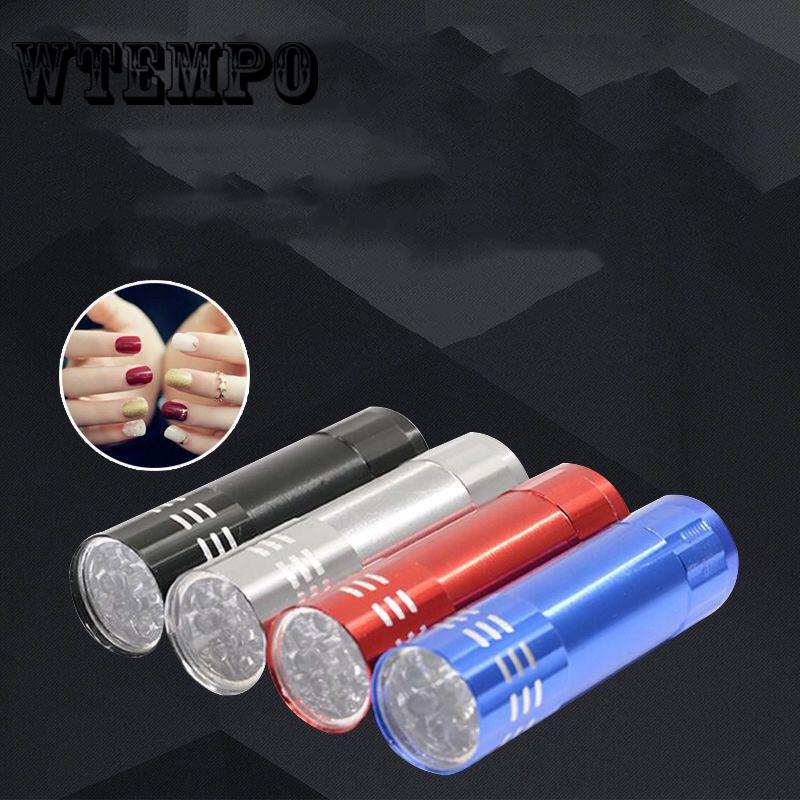 Nail Gel Dryer Mini Led Flashlight UV Lamp Nail Dryer Portable Fast Dry Cure