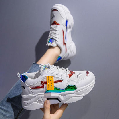 Daddy shoes net shoes female ins sports shoes female students small white shoes female running shoes