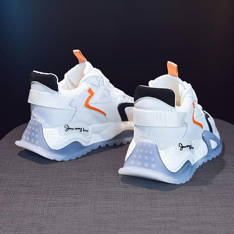 Women's Mesh Breathable Old Shoes Autumn Thick-soled All-match Trendy Shoes Inner Height Sports Shoes