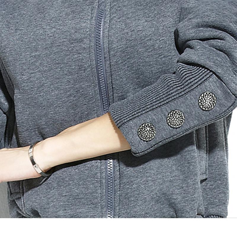 Plush Thick Hoodie Jacket Trousers Two-piece Women's Loose Casual Sports Suit Women's Hooded Comfortable Warm Suit