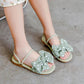 Girl's Slippers In Summer Soft Sole Outdoor Slipper Non Slip Bow Decoration Casual Light Dual Purpose Slippers