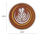 4 Packs of Nordic Coffee Pad Creative Insulation Pad Coaster Restaurant Simple Thickened Coaster