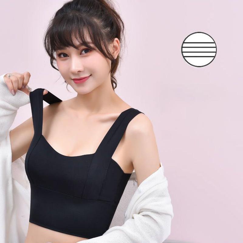 Sports Yoga Fitness Vest Body Shaping Beauty Back Thin Section Gathered Bra Wrapped Chest Yoga Running Bottoming Shirt Outer Wear Underwear Women