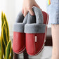 Bag Heel PU Leather Waterproof Winter Cotton Slippers Women's Indoor Household Non-slip Home Warm Cotton Shoes