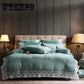 Winter Fleece Bedding Set Duvet Cover Flannel Flat Sheet 4pcs Bed Linen Home Bedclothes