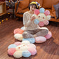 Squishy Plush Pillow Stuffed Flowers Seat Cushion Chair Decoration Plush Petal Round Cushion Lovely Kids Sleeping Pillow