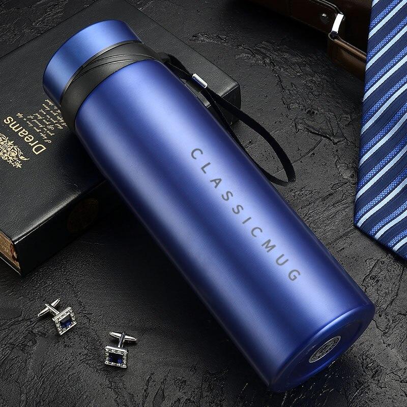Double Stainless Steel Vacuum Flask Leak-proof Coffee Tea Thermos Sport Travel Mug Large Capacity Thermocup 1500ml/1100ml/650ml