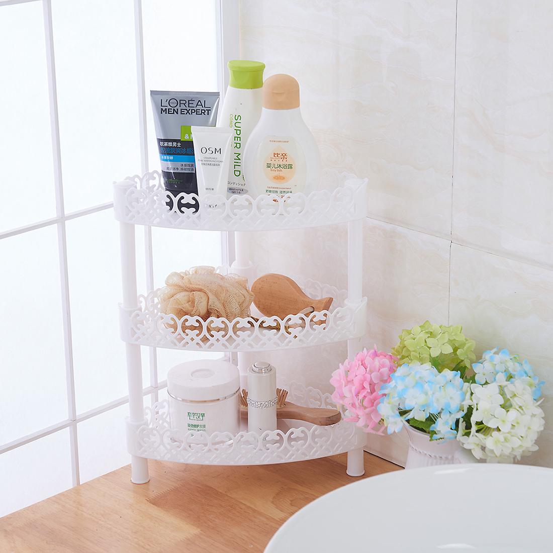 DIY Stand Shelf Holder Case Beautuful Commodity 3 Tiers Rack Storage Organizer