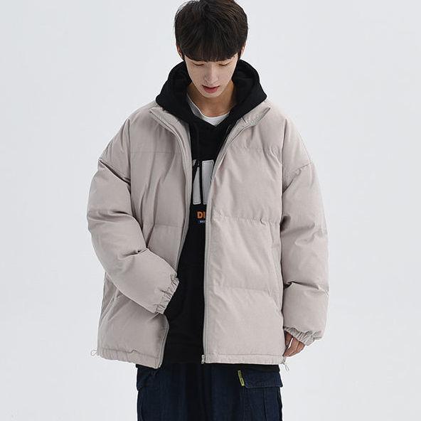Padded Jacket Men's Winter Thickening and Warmth Korean Version of The Loose Trend Padded Jacket Ins Hong Kong Style Student Bread Suit Jacket