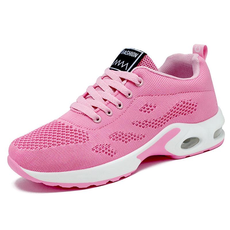 Shoes Women Korean Casual Shoes Cushion Running Shoes Breathable Soft Sole Sports Shoes Flat Shoes