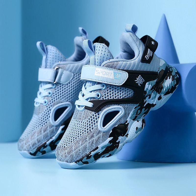 Hollow Breathable Running Shoes All-match Comfortable Sneakers for Boys and Girls Spring Mesh Elementary School Shoes