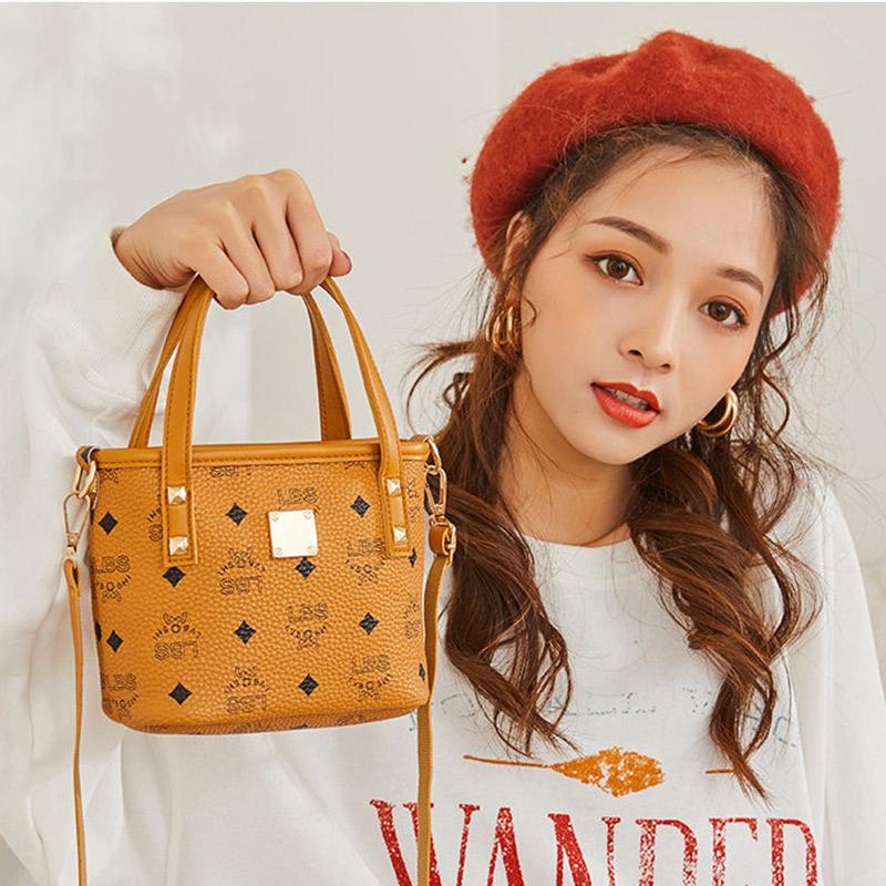 Female Bag Spring and Summer Bucket Bag with The Same Paragraph Portable Little Fairy Fashion Shoulder Bag Wild Messenger Bag