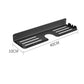 U-shaped Bathroom Shower Shelf Faucet Kitchen Organizer Shelf Free Punching Bathroom Storage Mirror Front Vanity Shelf Wall-mounted Shelf