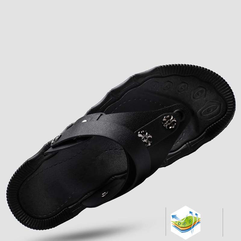 Summer Sandals Men's Outer Wear Men's Beach Shoes Non-slip Sandals and Slippers Wear-resistant Flip-flops Men