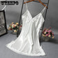Sexy Pajamas Female Summer Sling Nightdress Within Temptation Tracksuit Silk Thin