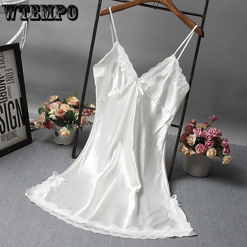 Sexy Pajamas Female Summer Sling Nightdress Within Temptation Tracksuit Silk Thin