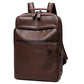 Men pu Leather Backpack High Quality Youth Travel Rucksack School Book Bag Male Laptop Business bagp