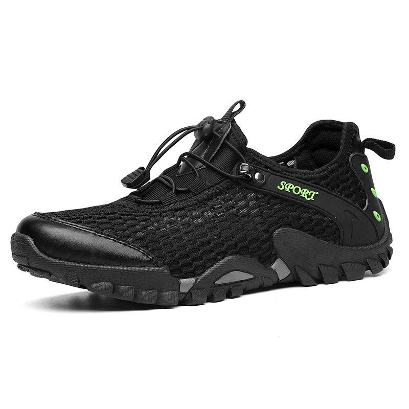 Summer Breathable Mesh Shoes Men 'S Shoes Outdoor Hiking Net Shoes Hollow Casual Shoes Hiking Shoes Hole Shoes