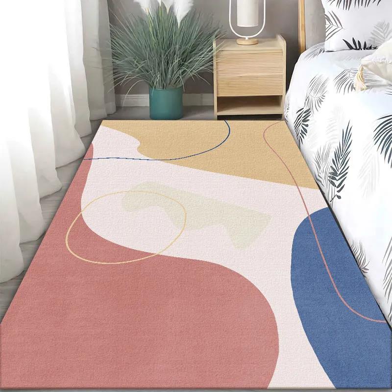 Modern Minimalist Carpet Bedroom Bedside Blanket Household Area Non-slip and Dirt-resistant Mat