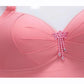 Thin Section Without Steel Ring Bra Sexy Gathering Adjustable Bra Beautiful Back Anti-sagging Nursing Underwear Sexy and Cute