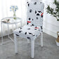 Geometry Spandex Chair Slipcover Printed Stretch Elastic Chair Cover for Dining Room Office Wedding Banquet Party 1PC