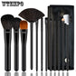12Pcs Beauty Makeup Brushes Set Cosmetic Foundation Powder Blush Foundation Blusher Shadow Makeup