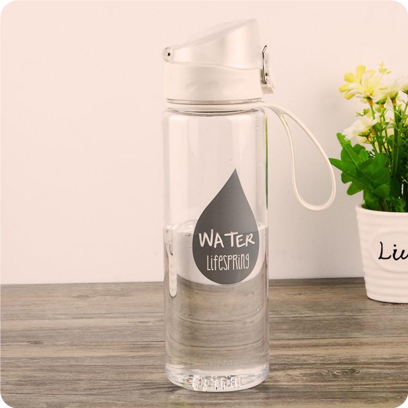 New Plastic Convenient Sports Bottle Couple Universal Vehicle Automatic Buckle Water Bottle