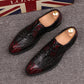 Pointed Toe Man Formal Dress Shoes Luxury Leather Handmade Men's Wedding Party Footwear
