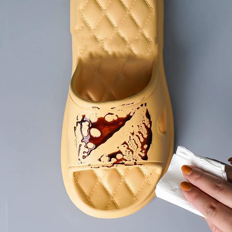 Summer Couples Home Indoor Deodorant Slippers Household Thick-soled Non-slip Sandals and Slippers