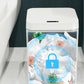 16 Liters Smart Sensor Trash Can Household with Lid Bathroom Kitchen Living Room Toilet Automatic Thickening Increase Trash Can