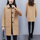 Women Coat Autumn and Winter Jacket Long Wool Female Jacket Coat Female Coat Casual Overcoat