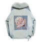 Thicken Hooded Parka Women Loose Embroidery Parka Coat with Big Fur Collar Outerwear Autumn Winter Cotton Jacket  Coat Parkas Female