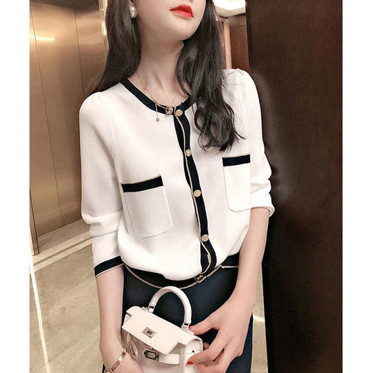 Autumn and Winter Small Fragrance Outside Wear Sweater Jacket Women Cardigan Popular All-match Bottoming Shirt Knitted Cardigan Women