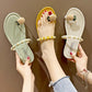 Pineapple Slippers Women's Summer Wear All-match Non-slip Flat Bottom Fashion Beach Sandals and Slippers Women