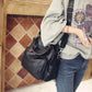 Cowhide Backpack Women Fashion Trend Wild Student Backpack Large Capacity Shoulder Bag Handbag Women