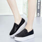 Women's Leather Thick-soled White Shoes Casual Shoes Spring and Summer All-match One-step Lazy Single Shoes Platform Female Student Shoes