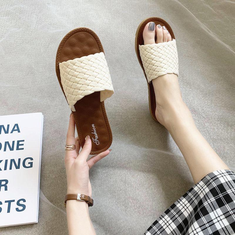 Slippers, Women's Summer Wear  Home Non-slip Shoes  Female Students  Korean Fashion Shoes  Ladies Sandals