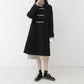 Retro Horn Button Woolen Coat Women's Mid-length 2021 Autumn and Winter Korean Style Thick Woolen Coat