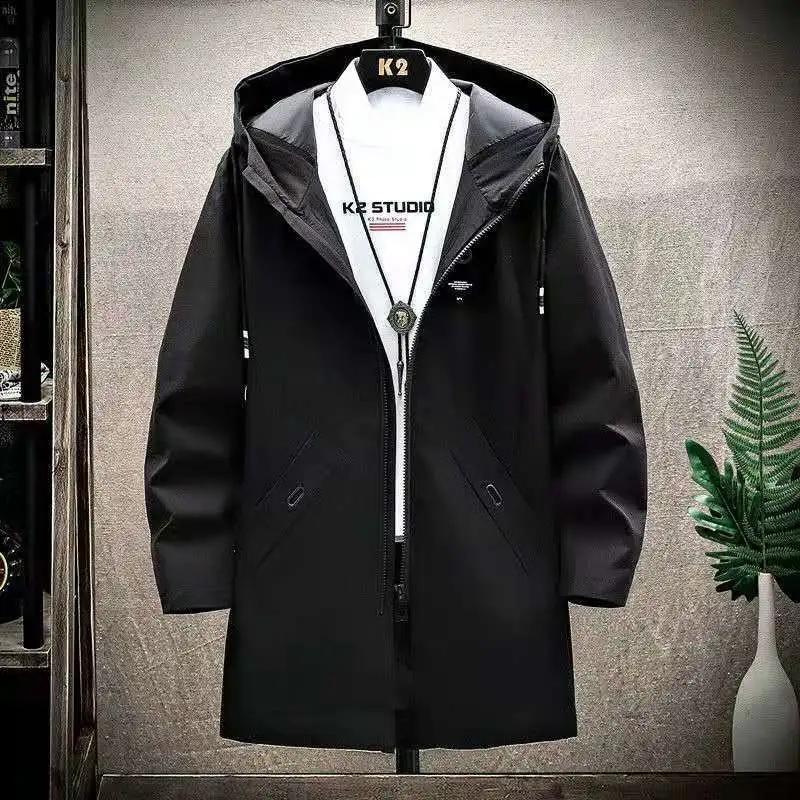 Spring and Autumn Men's Trench Coat Mid-length Autumn and Winter Jacket Men's Clothing