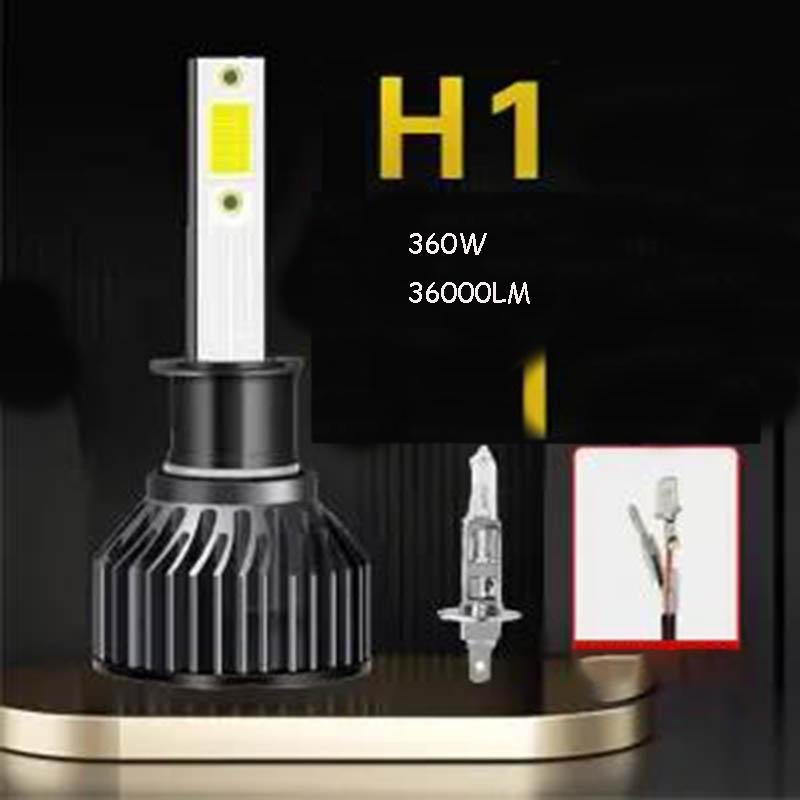 12V24V 360W 9005 9006 9012 H7 H4 H1 LED Car Headlight Spotlight Free Modification Super Bright Headlight Far and Near Integrated Strong Light
