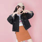 Denim Jacket Women's Spring and Autumn Korean Version All-match BF Loose Short Long-sleeved Retro Top Women's