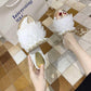 Plus Size 36-40 Summer Women Outdoor Flat Bohemian Beach Flip Flops Wear-resistant Non-slip Office Lady Lace Pearl Sandals