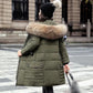 Outdoor Autumn And Winter Fashion New Ladies Slim Warm Down Jacket Cotton Hooded Padded Coat Jacket