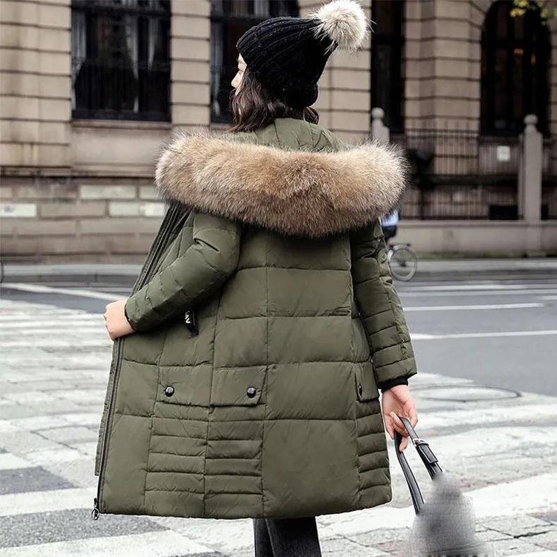 Outdoor Autumn And Winter Fashion New Ladies Slim Warm Down Jacket Cotton Hooded Padded Coat Jacket